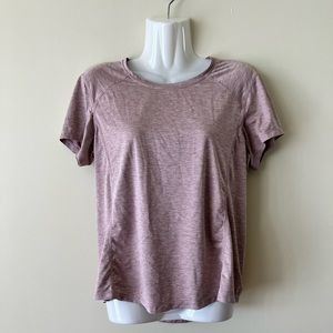 H&M Sport pink athletic short sleeve Tee, women size large